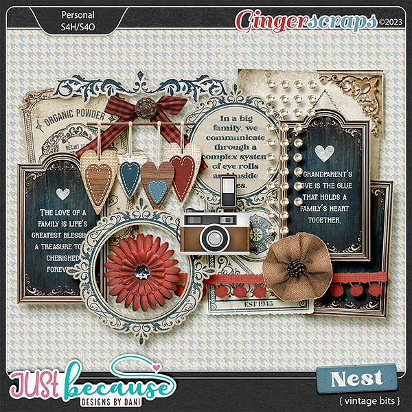 Nest Vintage Bits by JB Studio