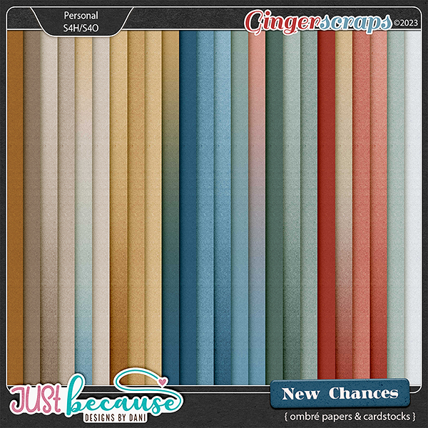 New Chances Ombré Papers & Cardstocks by JB Studio