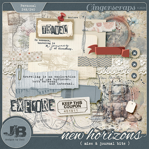 New Horizons Misc & Journal Bits by JB Studio