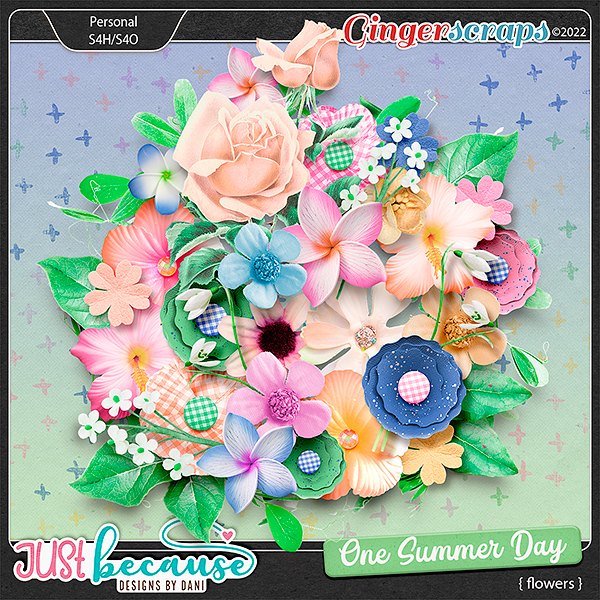 One Summer Day Flowers by JB Studio