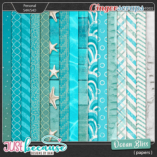 Ocean Bliss Papers by JB Studio