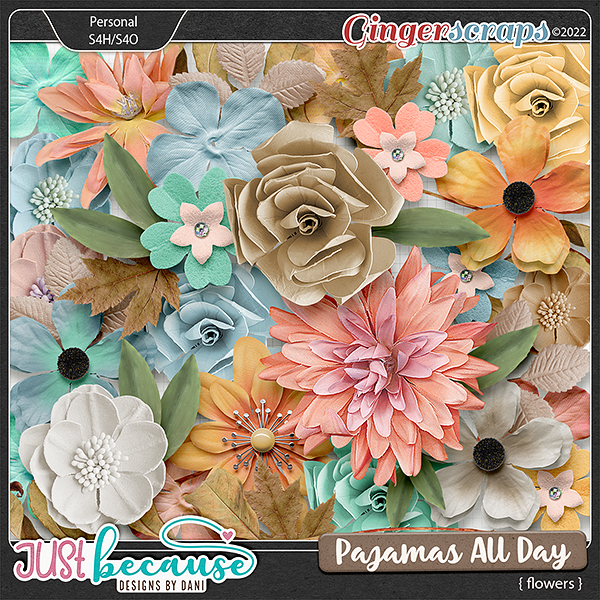 Pajamas All Day Flowers by JB Studio
