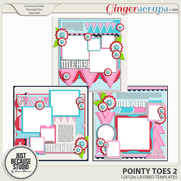 Pointy Toes 2 Templates by JB Studio