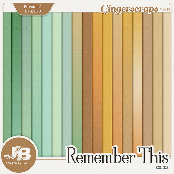 Remember This Solids by JB Studio