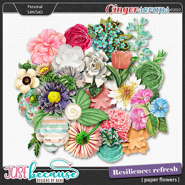 Resilience: Refresh Paper Flowers by JB Studio