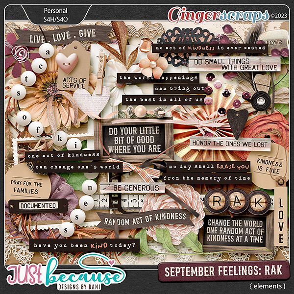 September Feelings: RAK Elements by JB Studio