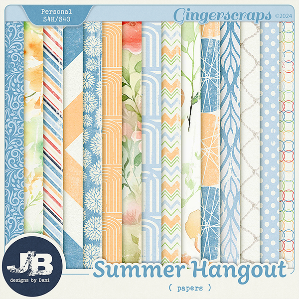 Summer Hangout Papers by JB Studio