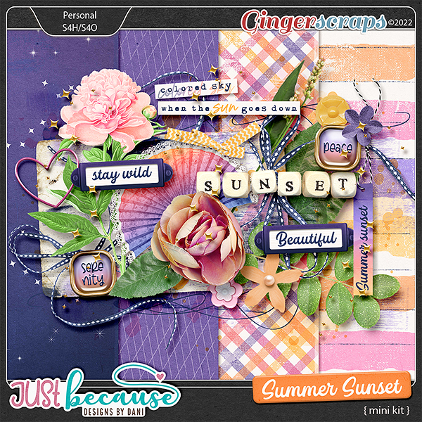 Summer Sunset Mini Kit by JB Studio