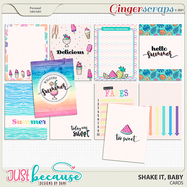 Shake It Baby Cards by JB Studio