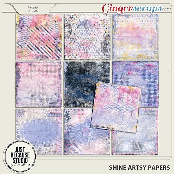 Shine Artsy Papers by JB Studio