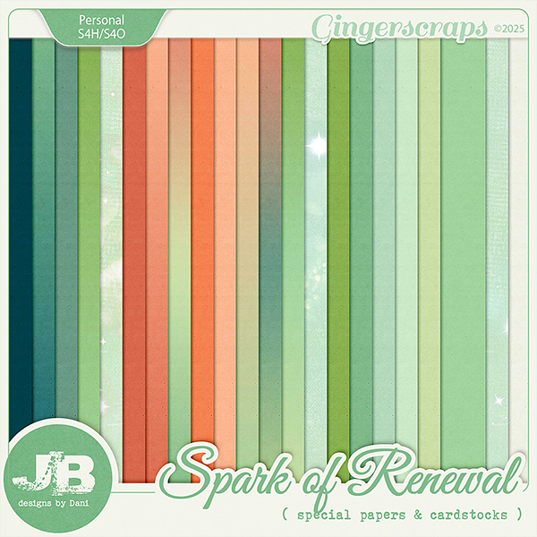 Spark Of Renewal Special Papers & Cardstocks by JB Studio