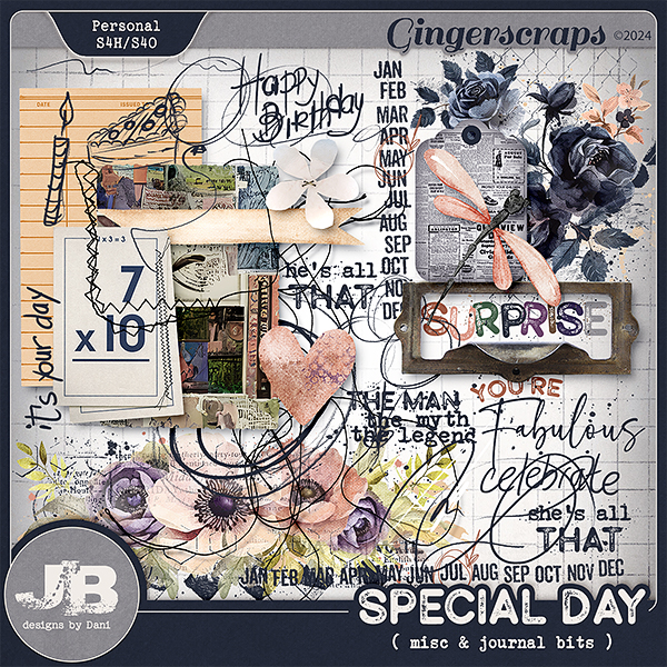 Special Day Misc & Journal Bits by JB Studio