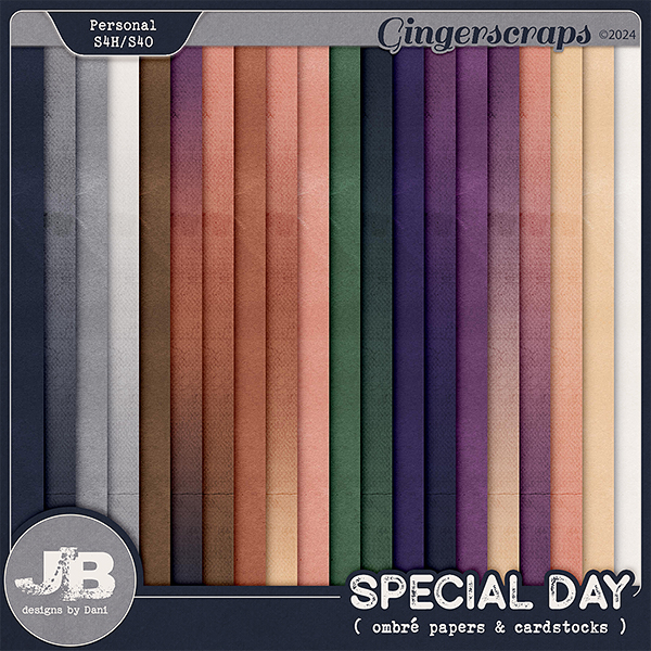 Special Day Ombré Papers & Cardstocks by JB Studio