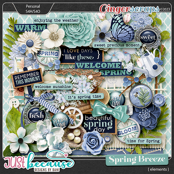 Spring Breeze Elements by JB Studio