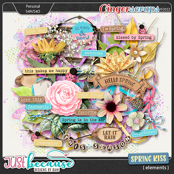 Spring Kiss Elements by JB Studio