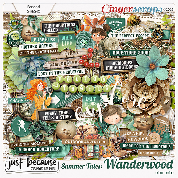 Summer Tales: Wanderwood Elements by JB Studio
