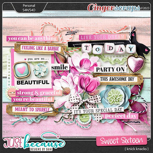 Sweet Sixteen Knick Knacks by JB Studio