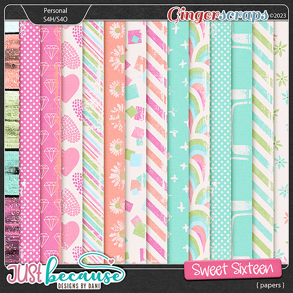 Sweet Sixteen Papers by JB Studio