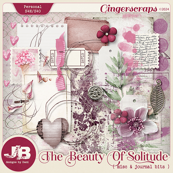 The Beauty Of Solitude Misc & Journal Bits by JB Studio