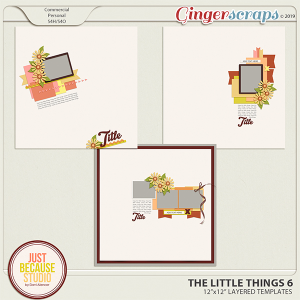 The Little Things 6 Templates by JB Studio