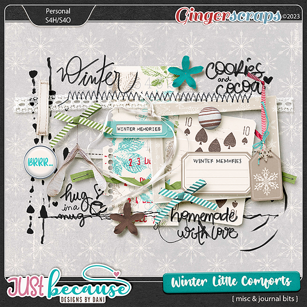 Winter Little Comforts Misc & Journal Bits by JB Studio