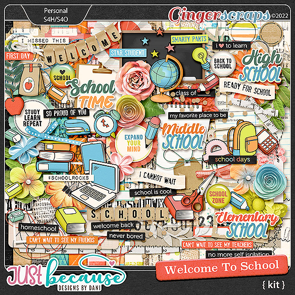 Welcome To School Kit by JB Studio