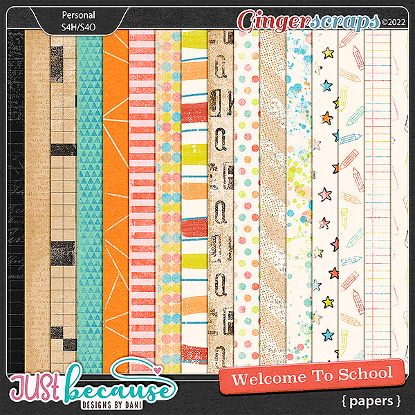 Welcome To School Papers by JB Studio 