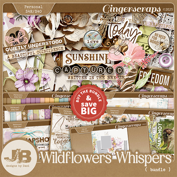 Wildflowers Whispers Bundle by JB Studio