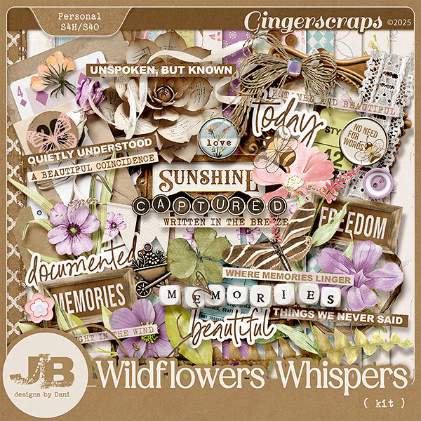 Wildflowers Whispers Kit by JB Studio