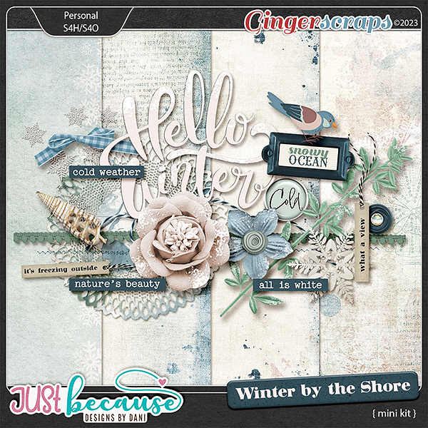 Winter by the Shore Mini Kit by JB Studio