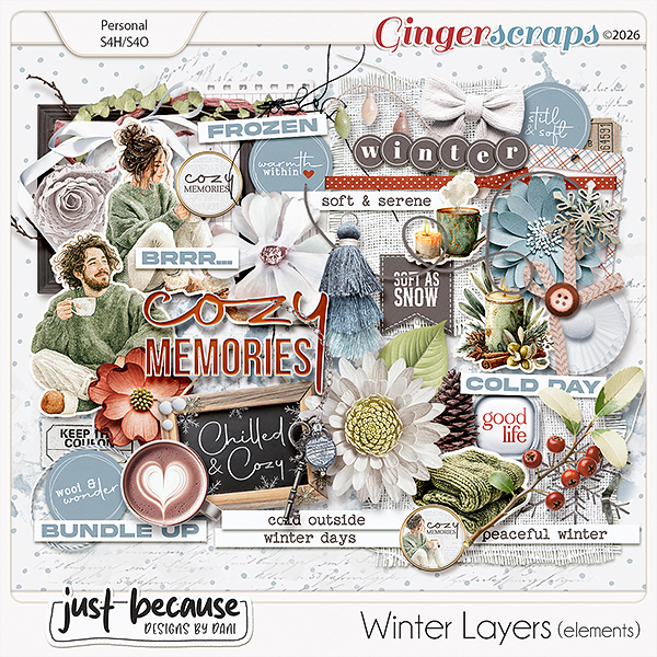 Winter Layers Elements by JB Studio