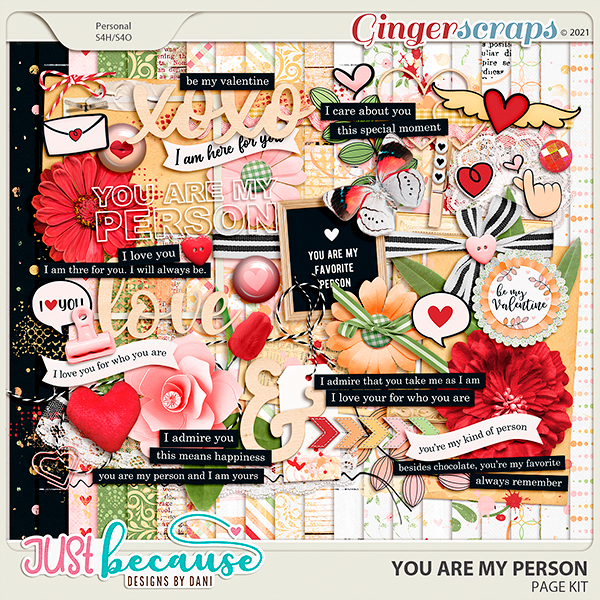 You Are My Person Page Kit by JB Studio