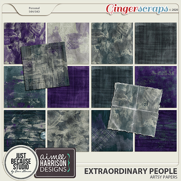 Extraordinary People Artsy Papers by JB Studio & Aimee Harrison