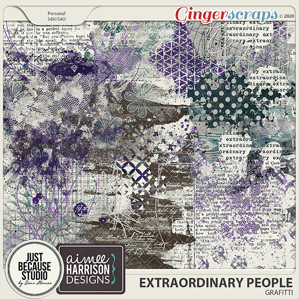 Extraordinary People Grafitti by JB Studio & Aimee Harrison