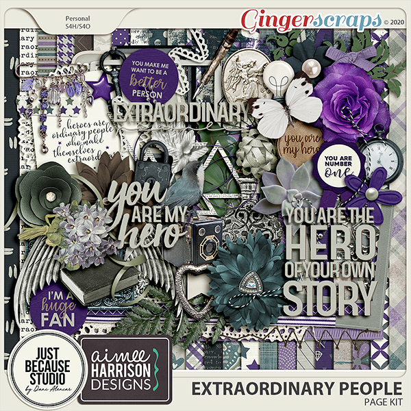 Extraordinary People Page Kit by JB Studio & Aimee Harrison