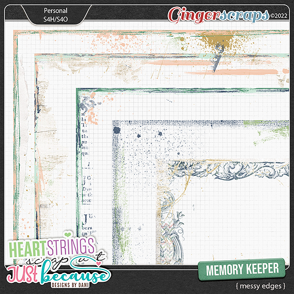 Memory Keeper Messy Edges by JB Studio and Heartstring Scrap Art