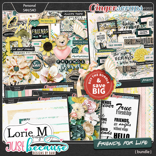 Friends for Life Bundle by JB Studio and LorieM Designs