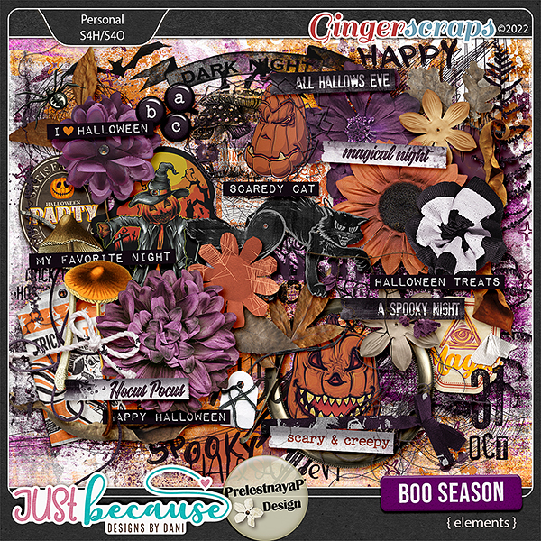 Boo Season Elements by JB Studio and PrelestnayaP Design