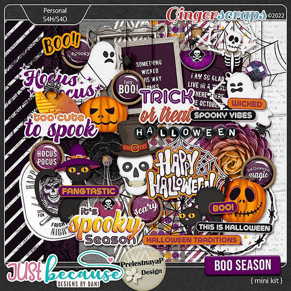 Boo Season Mini Kit by JB Studio and PrelestnayaP Design