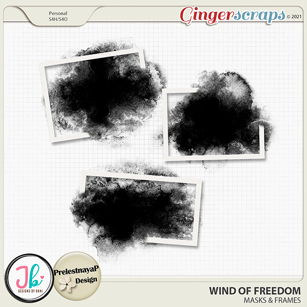 Wind Of Freedom Masks & Frames by JB Studio and PrelestnayaP Design