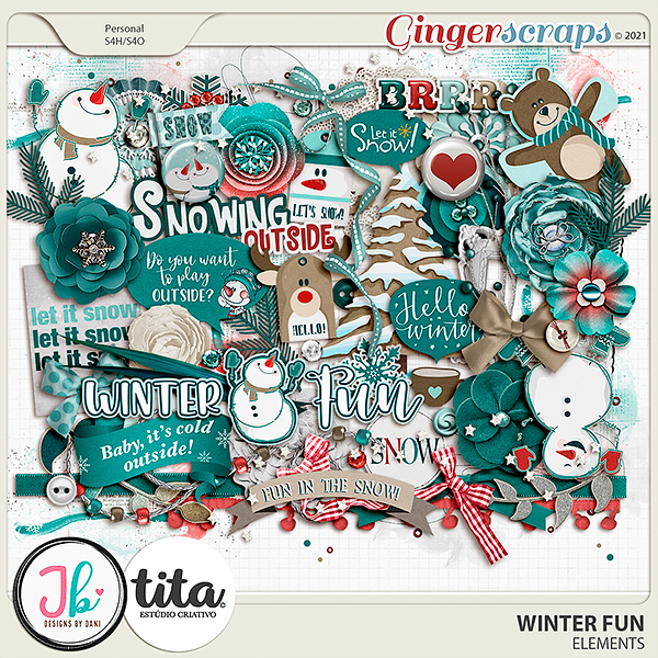 Winter Fun Elements by JB Studio and Tita