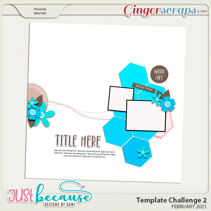 February 2021 Template Challenge 2 by JB Studio