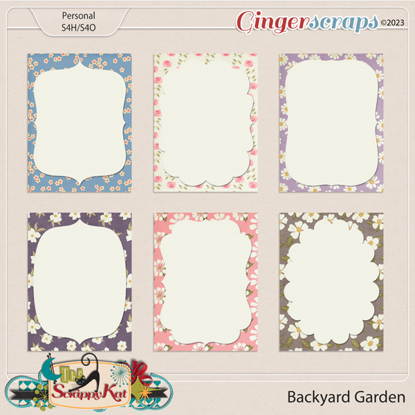 Backyard Garden Journal Cards by The Scrappy Kat