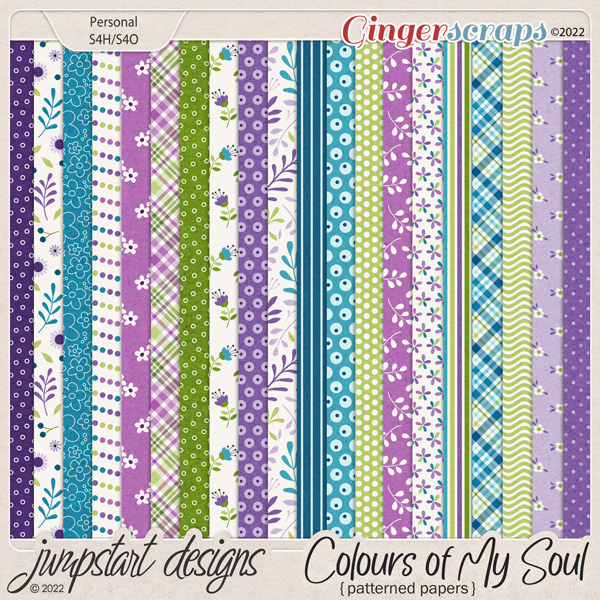 Colours of my Soul {Patterned Papers}