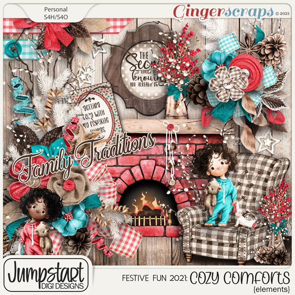 Festive Fun 2021: COZY COMFORTS {Elements}