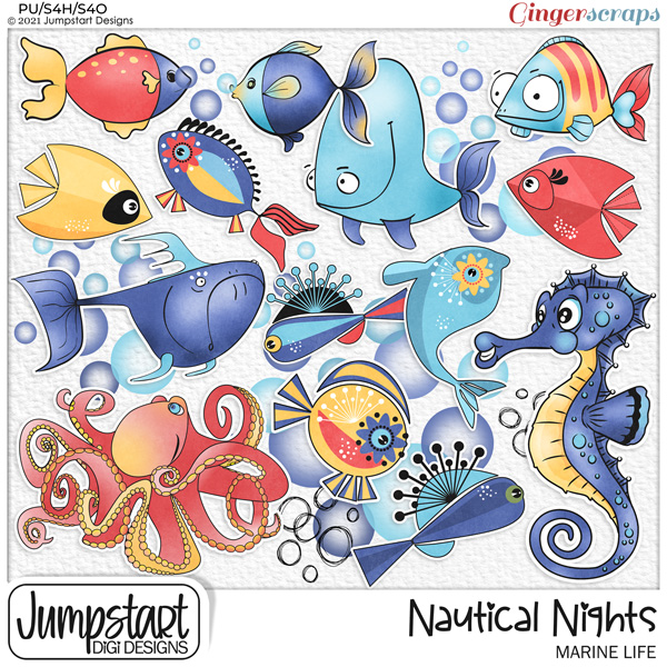 Nautical Nights {Marine Life}