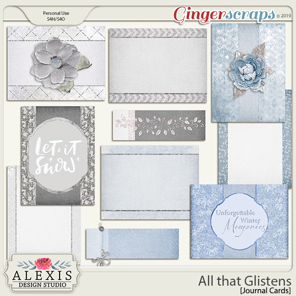 All that Glistens - Journal Cards