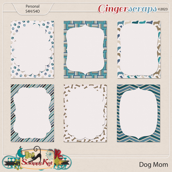 Dog Mom Journal Cards by The Scrappy Kat