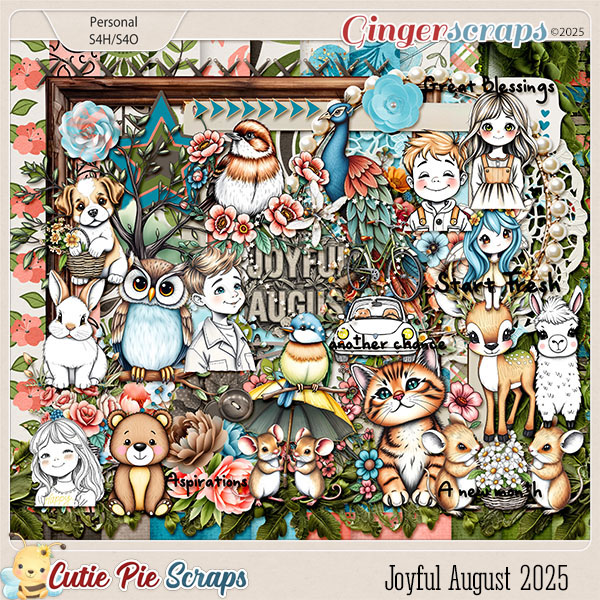 Joyful August 2025 Page Kit