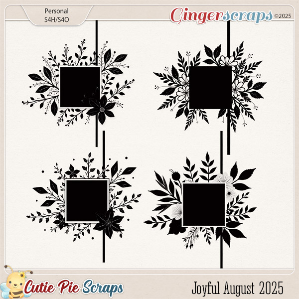 Joyful August 2025 Photo Masks